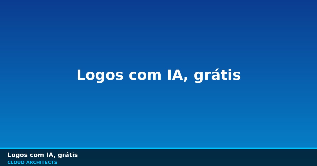 Ilustração do melhor app para criar logo grátis com inteligência artificial